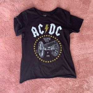 Recycled Karma AC DC tee shirt size L